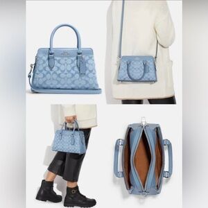 NWT Coach Mini Darcie Purse & Wristlet